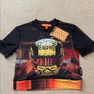 NWT Reiss McLaren mesh top